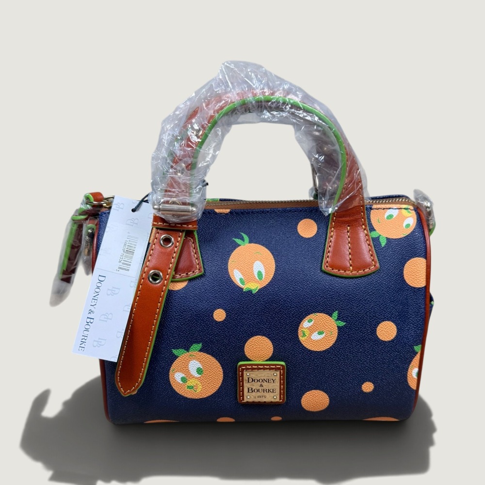 Dooney & Bourke Orange Bird Disney Bag Kendra Crossbody Small Navy NWT